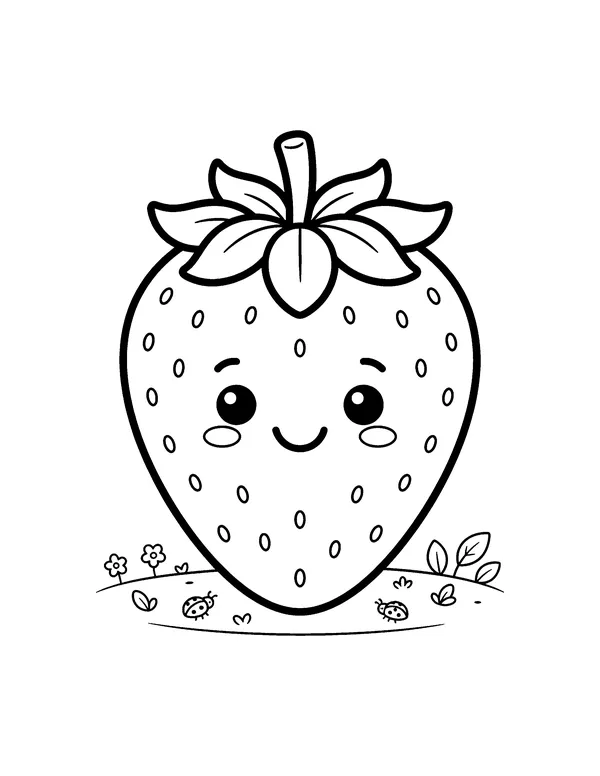 Kawaii coloring pages